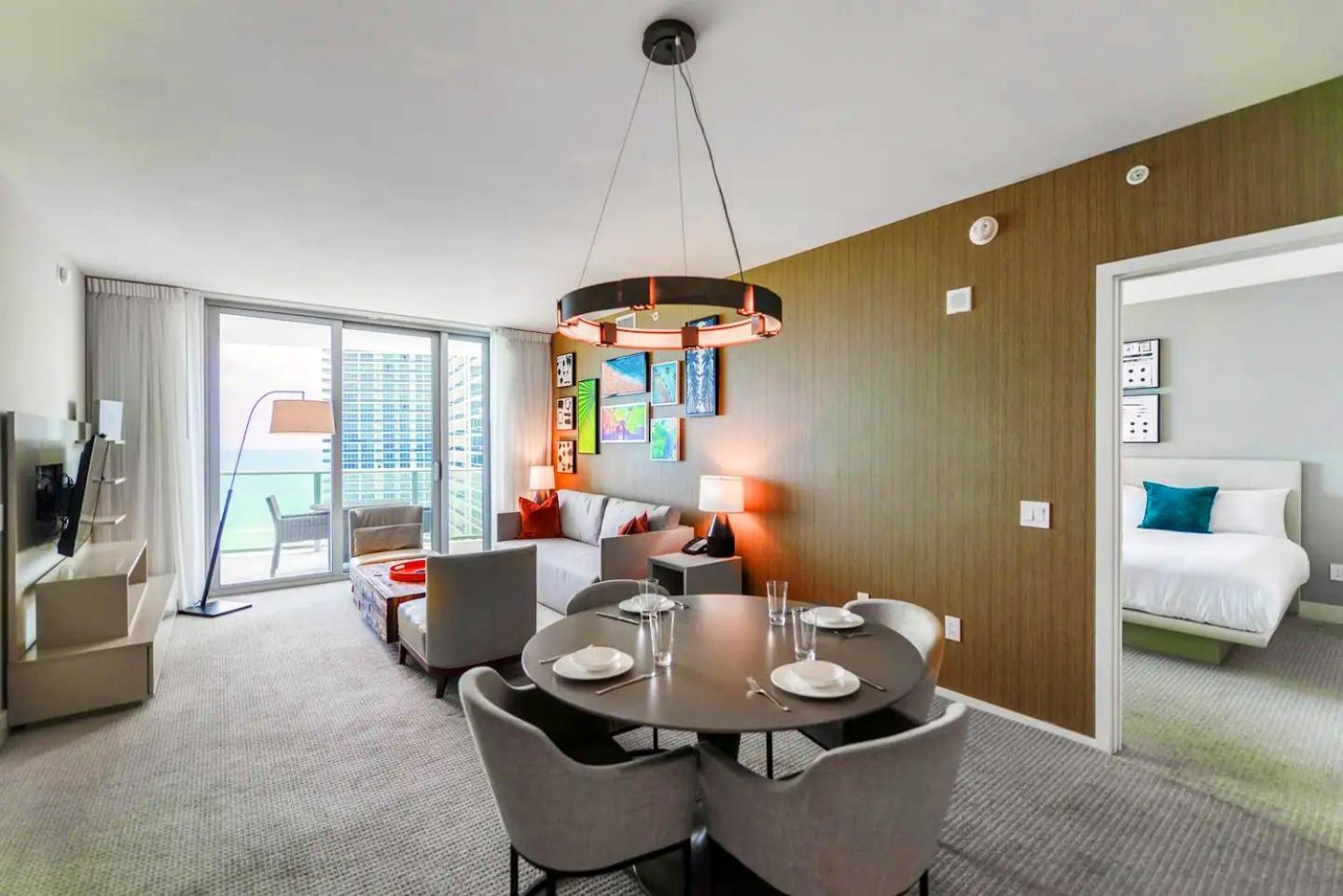 Wonderful 2/2 Condo W Ocean View At Hyde Beach Голливуд Экстерьер фото